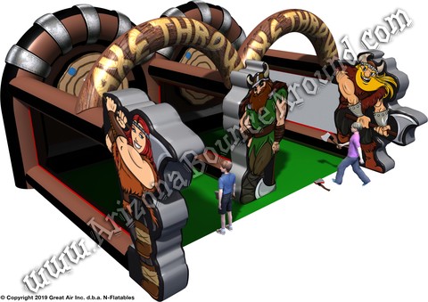 Rent axe throwing games for parties and events in Phoenix Arizona